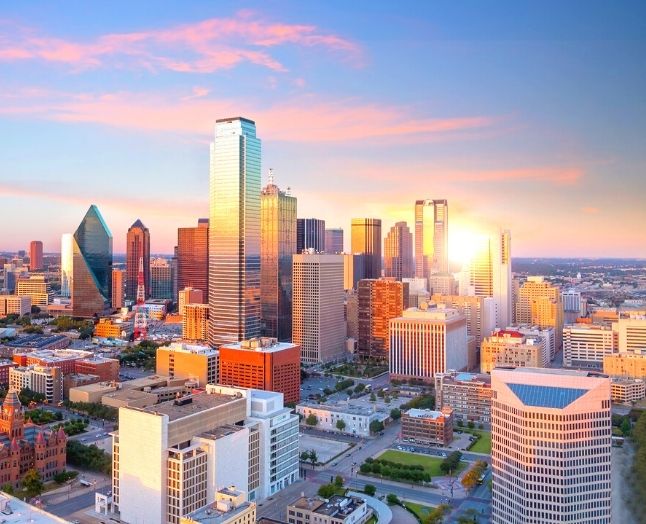 Dallas, TX skyline