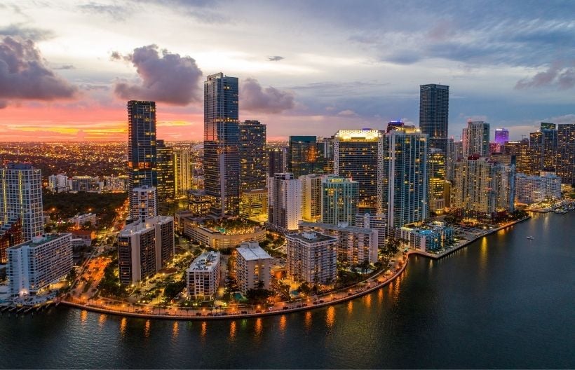 Miami, FL skyline
