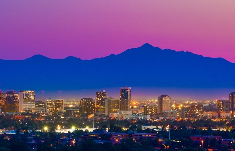 Phoenix, AZ skyline