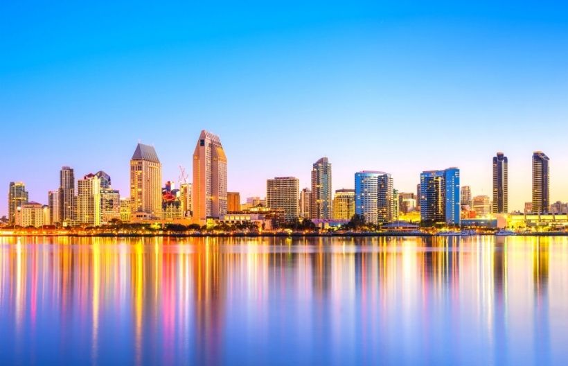 San Diego, CA skyline