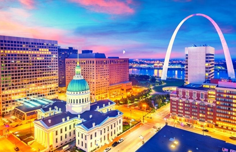 St. Louis, MO skyline
